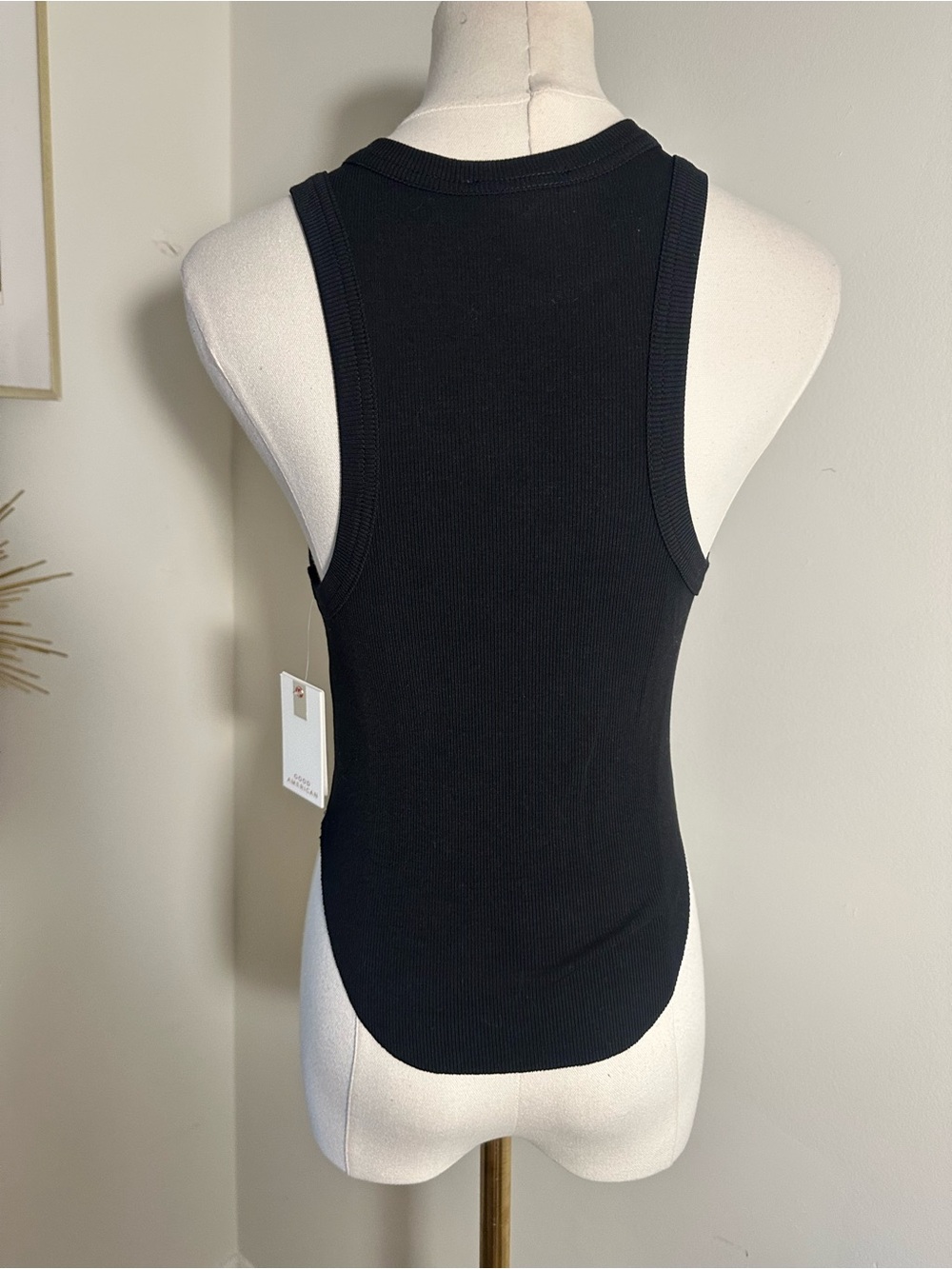 NWT Good American Racerback Tank Small - Picture 3 of 8